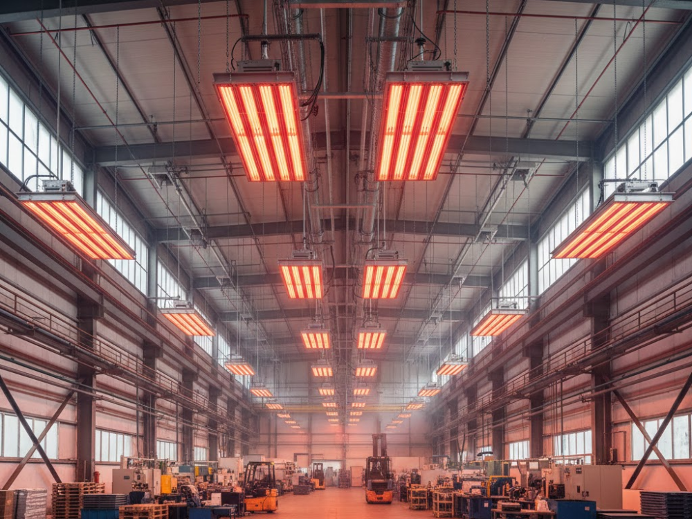 riscaldamento infrarossi capannoni industriali
