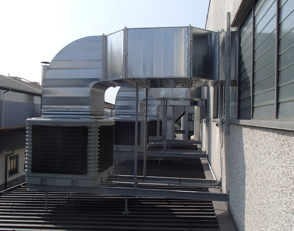 Sistema di climatizzazione industriale centralizzato